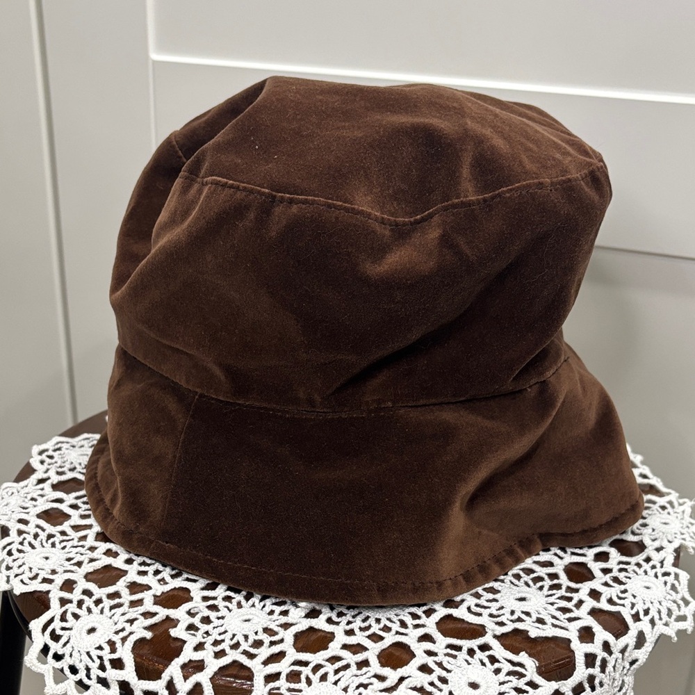 Vintage Style Brown Bucket Hat